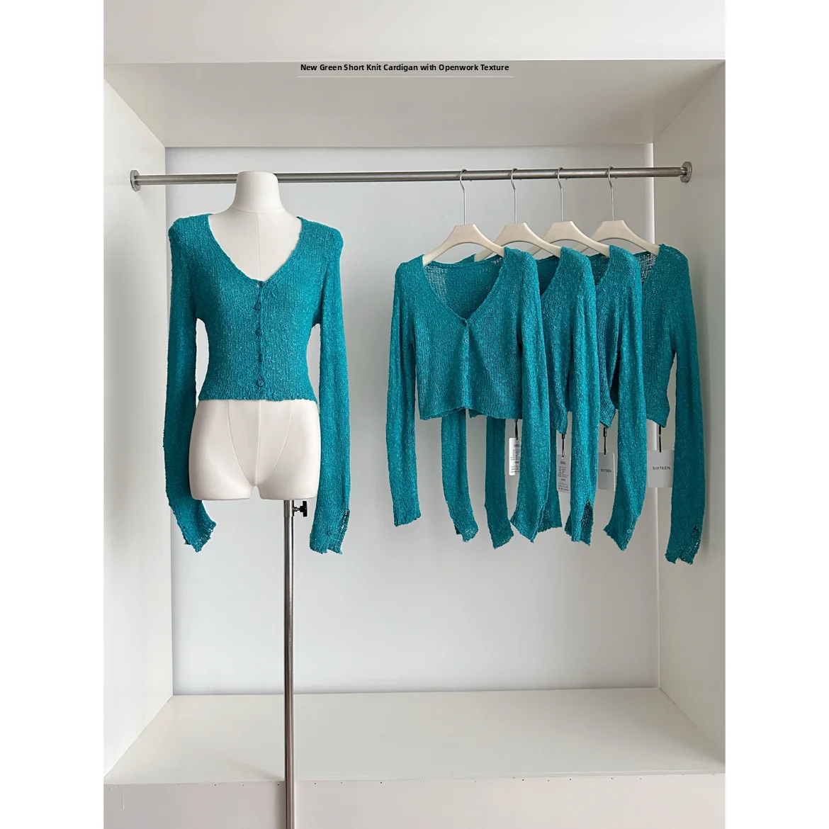 Korean Sle Gentle White Slim Fit Knitted Top Women's Summer Faion Bell Sve Sun Protection Open Cardigan Polyester Fiber
Korean Sle Gentle White Slim Fit Knitted Top Women's Summer Faion Bell Sve Sun Protection Open Cardigan Polyester Fiber