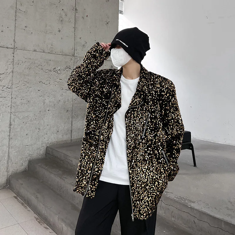SuperAen Sequined Stage Coat 2026 Spring and Autumn New Fashion Elegant Black Loose High Street Jacket
SuperAen Sequined Stage Coat 2026 Spring and Autumn New Fashion Elegant Black Loose High Street Jacket