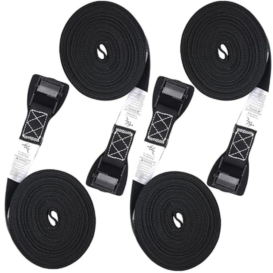Lashing Straps with Buckles, Adjustable Kayak Tie Down Straps Padded Cam Buckle Cargo Strap, Roof Rack Cinch Strap for Cargo, L
Lashing Straps with Buckles, Adjustable Kayak Tie Down Straps Padded Cam Buckle Cargo Strap, Roof Rack Cinch Strap for Cargo, L