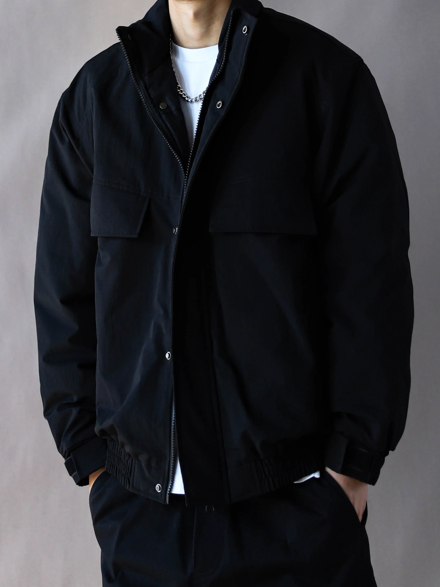 Мужская утепленная куртка в американском ретро-стиле с воротником-стойкой, зимняя теплая верхняя одежда свободного кроя, черная, в стиле рабочей одежды, новая, городская, повседневная
Мужская утепленная куртка в американском ретро-стиле с воротником-стойкой, зимняя теплая верхняя одежда свободного кроя, черная, в стиле рабочей одежды, новая, городская, повседневная