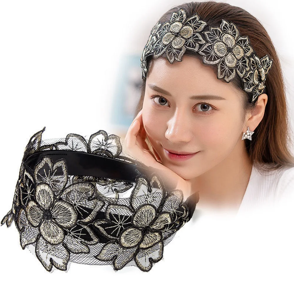 Vintage Adjustable Toothed Non-slip Broadside Hair Bands Lace Head Hoop Hair Accessories Embroidery Flower Headband
Vintage Adjustable Toothed Non-slip Broadside Hair Bands Lace Head Hoop Hair Accessories Embroidery Flower Headband