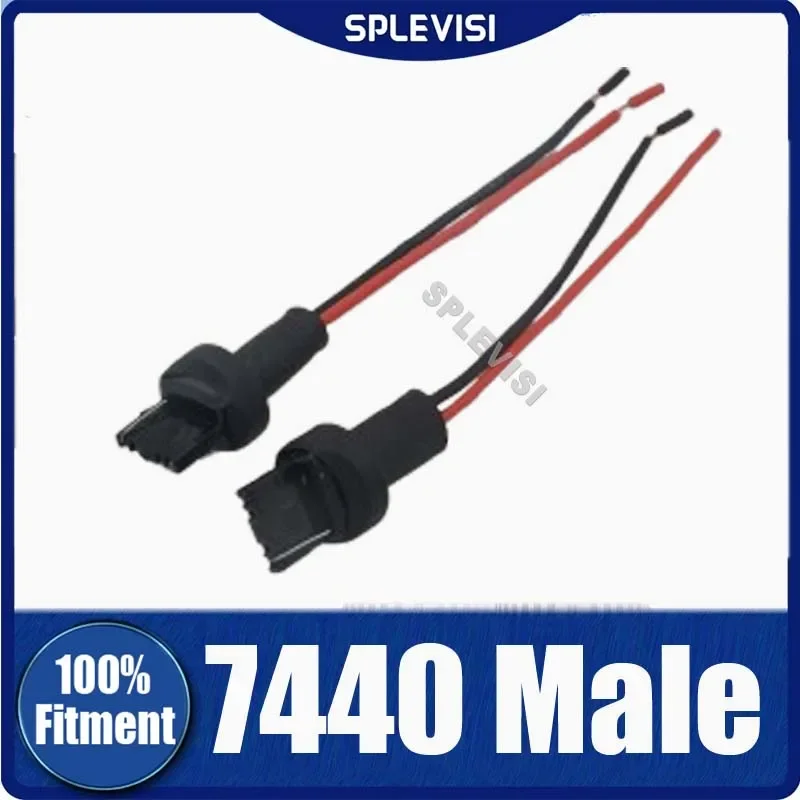 New Universal Pigtail Wire Male Socket 7440 Harness Base Connector Plug For Turn Signal Stop Brake Light Bulbs 7441 P21W
New Universal Pigtail Wire Male Socket 7440 Harness Base Connector Plug For Turn Signal Stop Brake Light Bulbs 7441 P21W