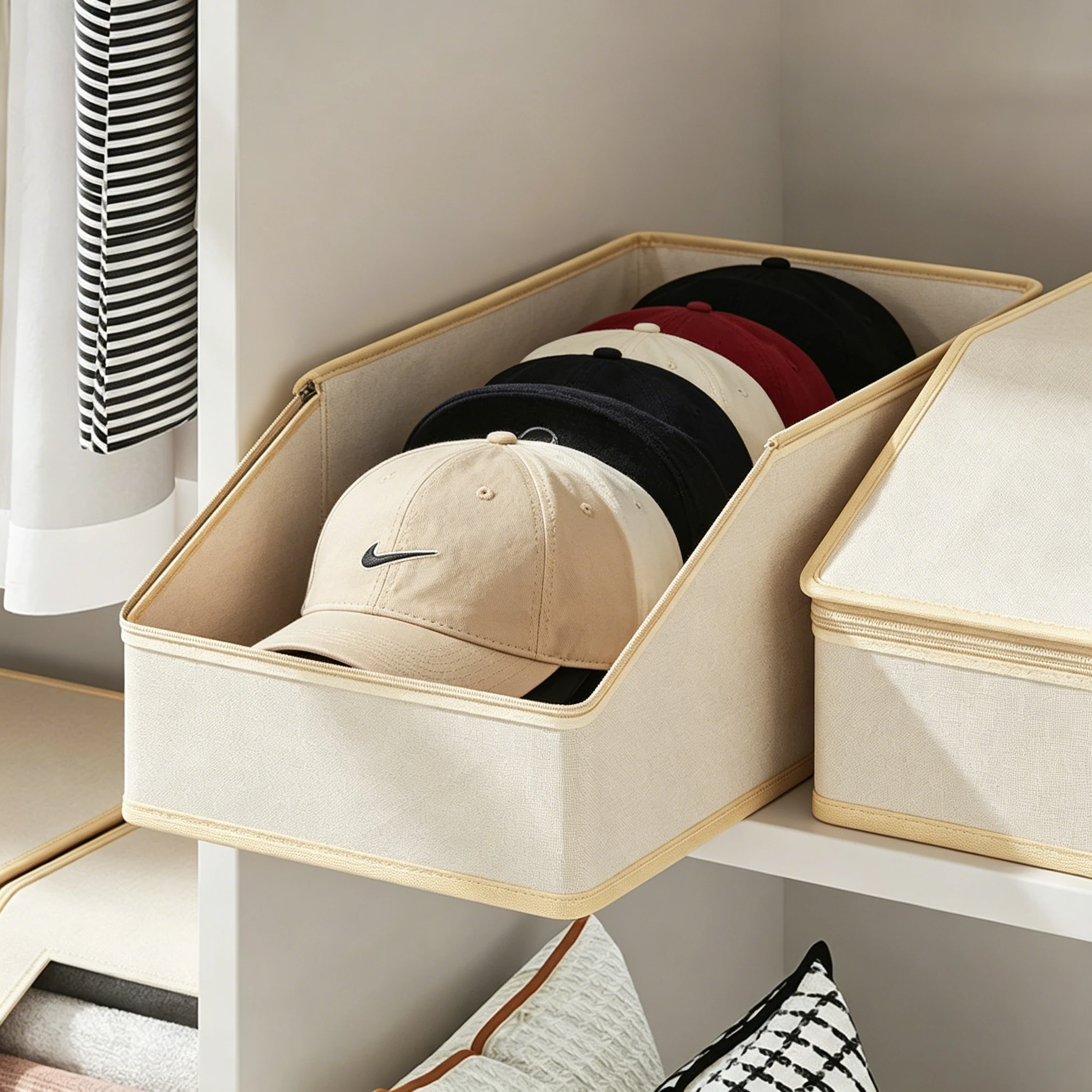 Outdoor Multifunctional Hat Storage Box With Large Capacity Baseball Cap Storage And Dust-Proof Storage Box With Lid
Outdoor Multifunctional Hat Storage Box With Large Capacity Baseball Cap Storage And Dust-Proof Storage Box With Lid