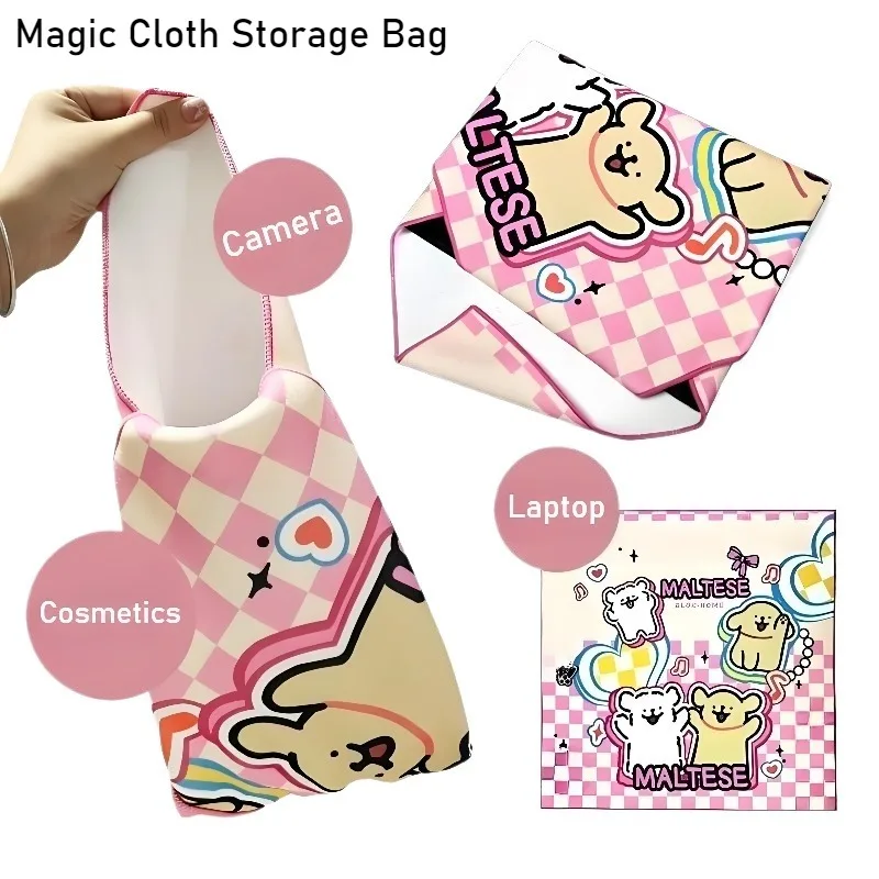 Maltese Magic Cloth Storage Bag Cartoon Cute Velcro Waterproof Thick Makeup Camera Laptop Multi Purpose Storage Lightweight Gift
Maltese Magic Cloth Storage Bag Cartoon Cute Velcro Waterproof Thick Makeup Camera Laptop Multi Purpose Storage Lightweight Gift