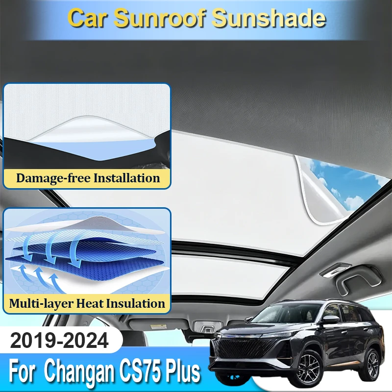 Car Sun Cover For Changan CS75 Plus MK2 Accesories 2019~2024 Window Sunroof Sunshade Visor Blocker Tools Body Kit Electrostatic
Car Sun Cover For Changan CS75 Plus MK2 Accesories 2019~2024 Window Sunroof Sunshade Visor Blocker Tools Body Kit Electrostatic