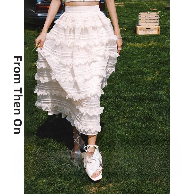 since Then Lolita Estate Slimming Long Skirt Embroidered Chiffon Cake Skirt Holiday High Waist Commute Vintage Color
since Then Lolita Estate Slimming Long Skirt Embroidered Chiffon Cake Skirt Holiday High Waist Commute Vintage Color