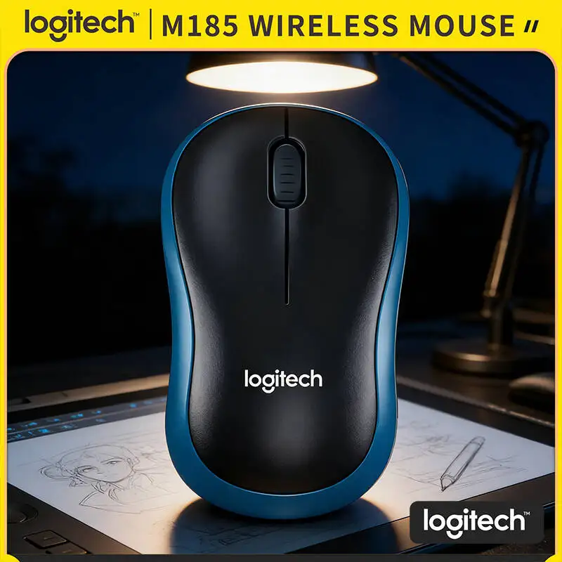 Logitech M185 Optical Mouse with Tiny Receiver 1000 DPI Control 10m Range 12-Month Battery Auto-Sleep Energy-Saving Tool
Logitech M185 Optical Mouse with Tiny Receiver 1000 DPI Control 10m Range 12-Month Battery Auto-Sleep Energy-Saving Tool