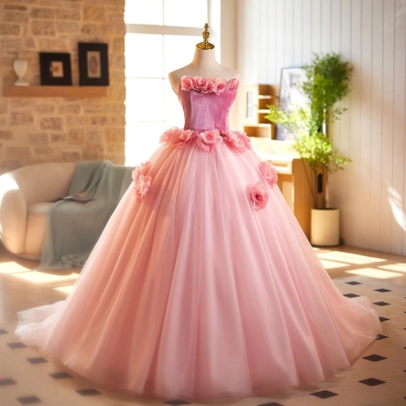 Sonhar Vestidos, вечерние платья с милым цветком, 15, платья Quinceanera, бальное платье, элегантное вечернее платье без бретелек, большие размеры по индивидуальному заказу
Sonhar Vestidos, вечерние платья с милым цветком, 15, платья Quinceanera, бальное платье, элегантное вечернее платье без бретелек, большие размеры по индивидуальному заказу