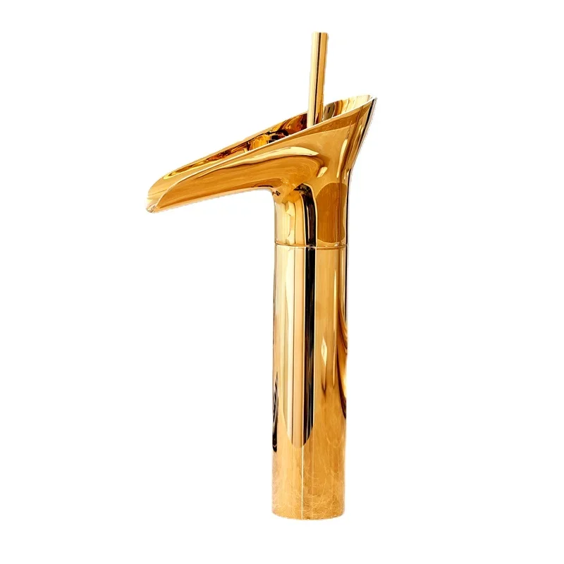 Copper Bathroom Faucet Vintage Basin Faucet Table Basin Hot and Cold Heightened Golden Faucet
Copper Bathroom Faucet Vintage Basin Faucet Table Basin Hot and Cold Heightened Golden Faucet