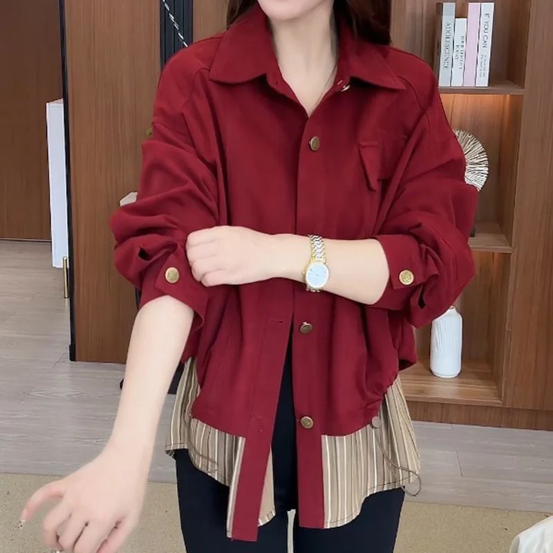 Women's Denim Coat 2026 Spring Autumn New Denim Jacket Short Versatile Casual Two-Piece Spliced Fashion Shirt Jacket Top Female
Women's Denim Coat 2026 Spring Autumn New Denim Jacket Short Versatile Casual Two-Piece Spliced Fashion Shirt Jacket Top Female