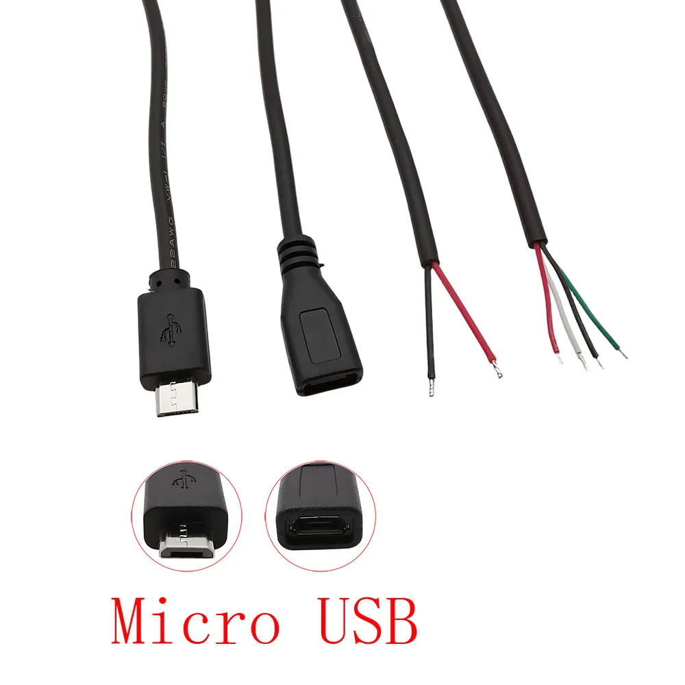 10 шт. 5 В Micro USB штекер/гнездо на 2/4 контакта, голый провод, открытый косичка, разъем питания для ремонта мощности, кабель «сделай сам», 30 см
10 шт. 5 В Micro USB штекер/гнездо на 2/4 контакта, голый провод, открытый косичка, разъем питания для ремонта мощности, кабель «сделай сам», 30 см