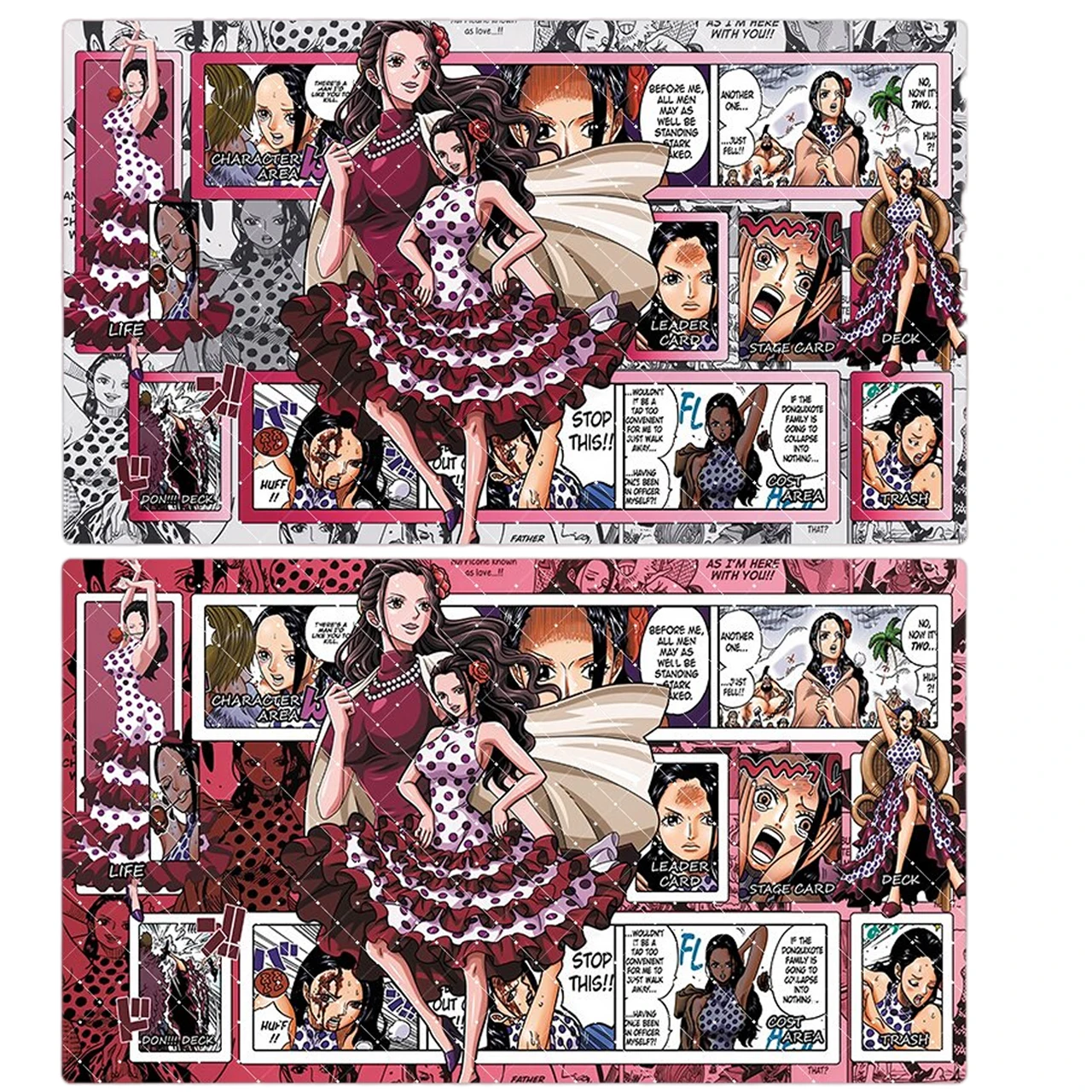 New 600x350mm One Piece ACG Goddess Boa Hancock DIY Trading Card Playmat OPCG 2mmStitched Edge Single Rubber Board Game Card Mat
New 600x350mm One Piece ACG Goddess Boa Hancock DIY Trading Card Playmat OPCG 2mmStitched Edge Single Rubber Board Game Card Mat