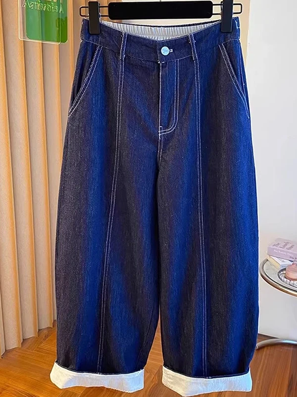 plus Size Casual High Waist Wide Leg Pants Women's Thin Loose Fitting Jeans Summer Straight Cut Trousers Comfortable Breathable
plus Size Casual High Waist Wide Leg Pants Women's Thin Loose Fitting Jeans Summer Straight Cut Trousers Comfortable Breathable