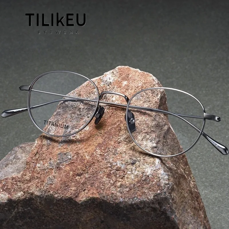 Сверхлегкая оправа для оптических очков из чистого титана 2025 для мужчин и женщин, овальные фотохромные очки в стиле ретро, оправа для очков по рецепту
Сверхлегкая оправа для оптических очков из чистого титана 2025 для мужчин и женщин, овальные фотохромные очки в стиле ретро, оправа для очков по рецепту