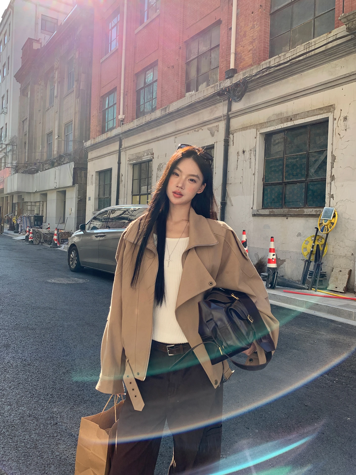 ort Khaki Color Coat for Women Spring New Sle Commute Cotton 00% Zipper Closure Pure Color G Sle ular Dr op
ort Khaki Color Coat for Women Spring New Sle Commute Cotton 00% Zipper Closure Pure Color G Sle ular Dr op
