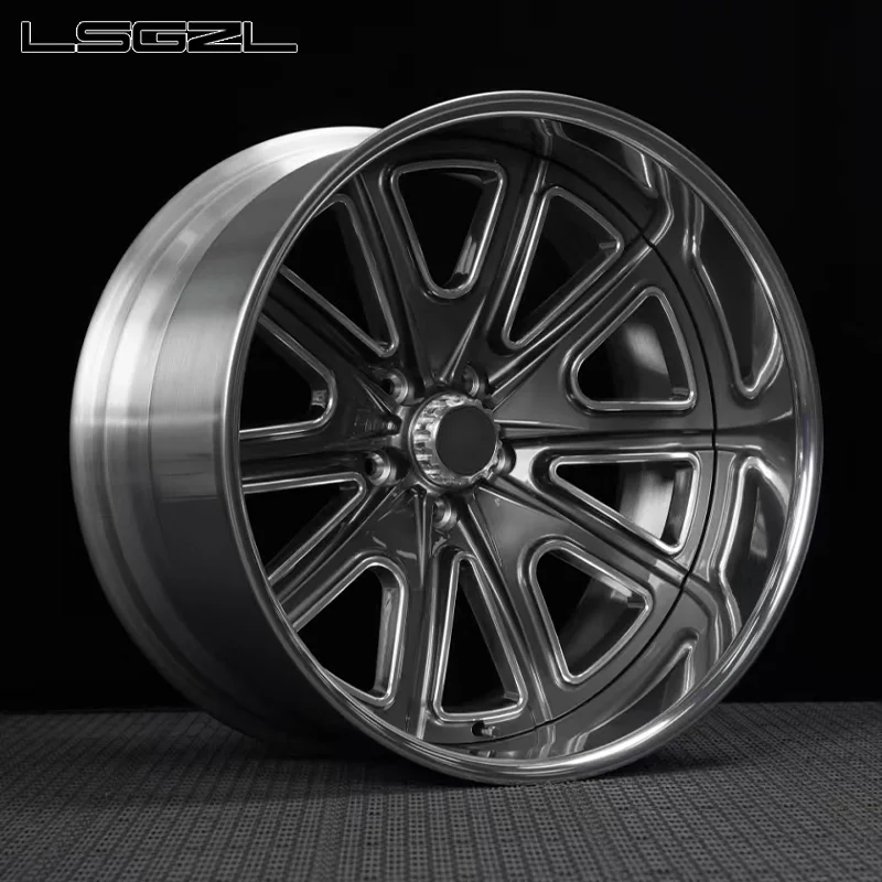 Lsgzl Forged 2-piece Custom Polish 5x114.3 5x127 5x120 for C8 Ferrari chevy Alloy Deep Lip 16-26 Inch Luxury Car Wheel Rims
Lsgzl Forged 2-piece Custom Polish 5x114.3 5x127 5x120 for C8 Ferrari chevy Alloy Deep Lip 16-26 Inch Luxury Car Wheel Rims