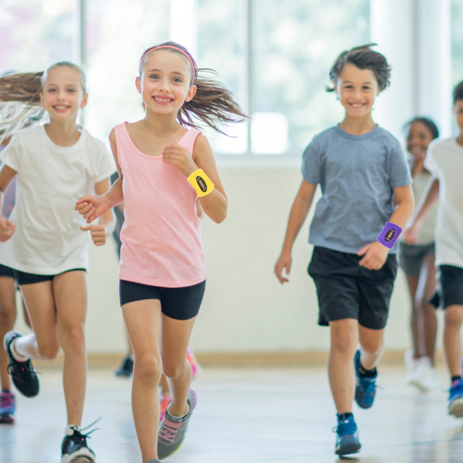 6pcs Kids Sports Wristbands Sweat Bands For Wrists Athletic Wipe Sweat For Basketball Football Running Tennis Party Favors
6pcs Kids Sports Wristbands Sweat Bands For Wrists Athletic Wipe Sweat For Basketball Football Running Tennis Party Favors