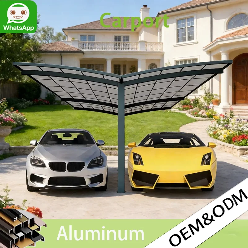 Aluminum Carport Arched Polycarbonate Roof UV Protection, Waterproof Outdoor Garage Parking Canopy Shelter Easy Assembly Shade
Aluminum Carport Arched Polycarbonate Roof UV Protection, Waterproof Outdoor Garage Parking Canopy Shelter Easy Assembly Shade