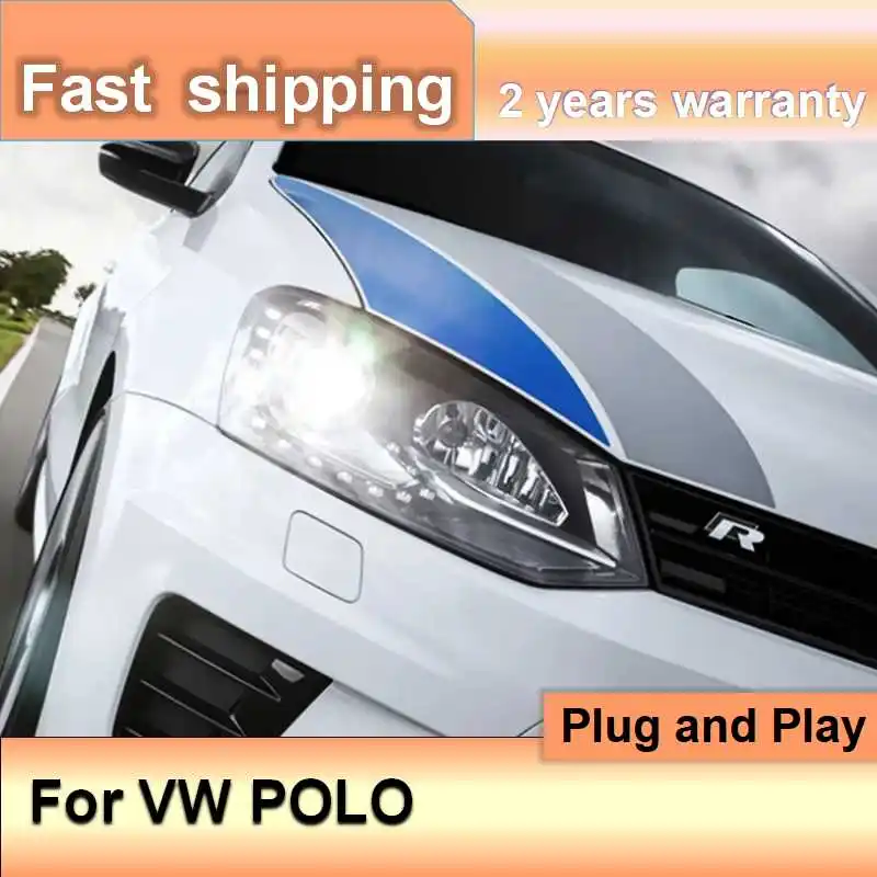 Car Accessories for VW Polo Headlamp 2011-2018 Polo Headlight DRL Turn Signal High Beam Projector Lens
Car Accessories for VW Polo Headlamp 2011-2018 Polo Headlight DRL Turn Signal High Beam Projector Lens