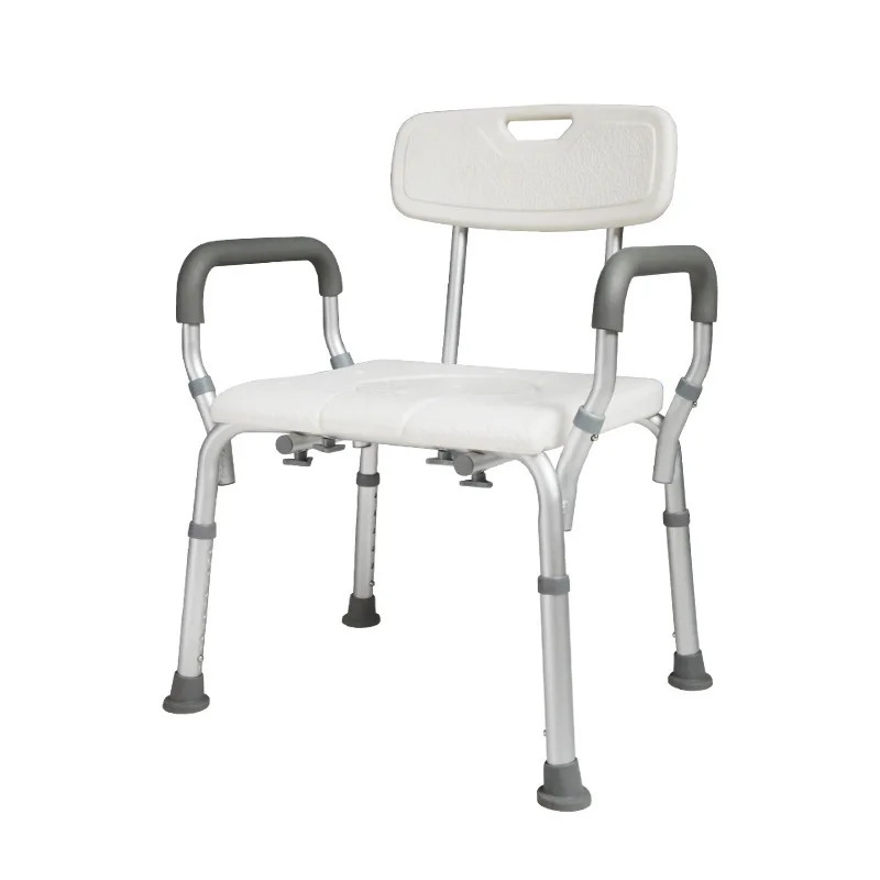 Elderly bathing chair Shower chair Aluminum alloy bathroom stool Bathing non-slip bathing toilet heightening chair
Elderly bathing chair Shower chair Aluminum alloy bathroom stool Bathing non-slip bathing toilet heightening chair