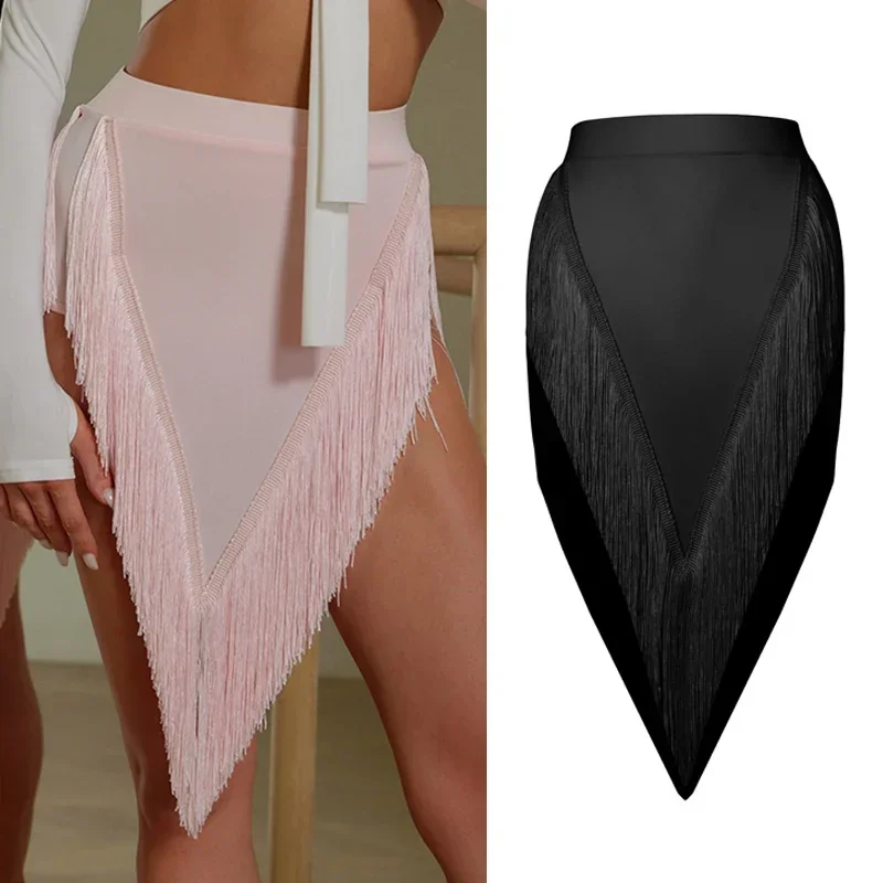 Sexy Latin Dance Skirt Women Adult Cha Cha Rumba Samba Dance Clothes Pink Black Tassel Skirt Latin Practice Clothing DNV19070
Sexy Latin Dance Skirt Women Adult Cha Cha Rumba Samba Dance Clothes Pink Black Tassel Skirt Latin Practice Clothing DNV19070