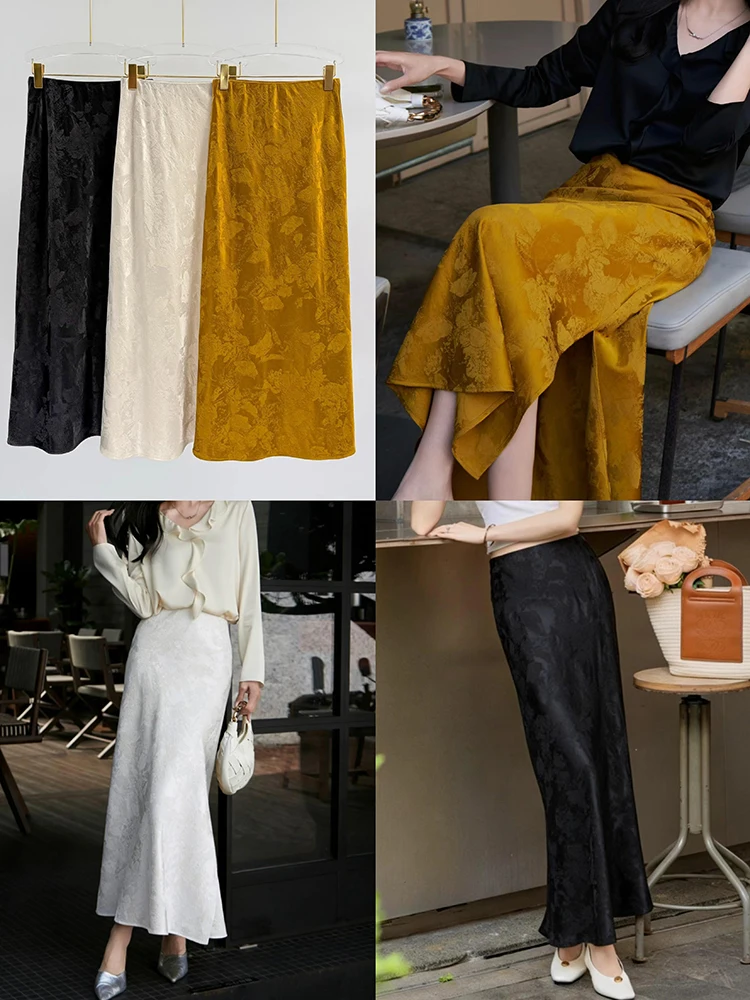 High Waist Flared f-length Skirt Women's Skin-friendly Breathable Linen Material Side Split Elastic Waist Skirt
High Waist Flared f-length Skirt Women's Skin-friendly Breathable Linen Material Side Split Elastic Waist Skirt