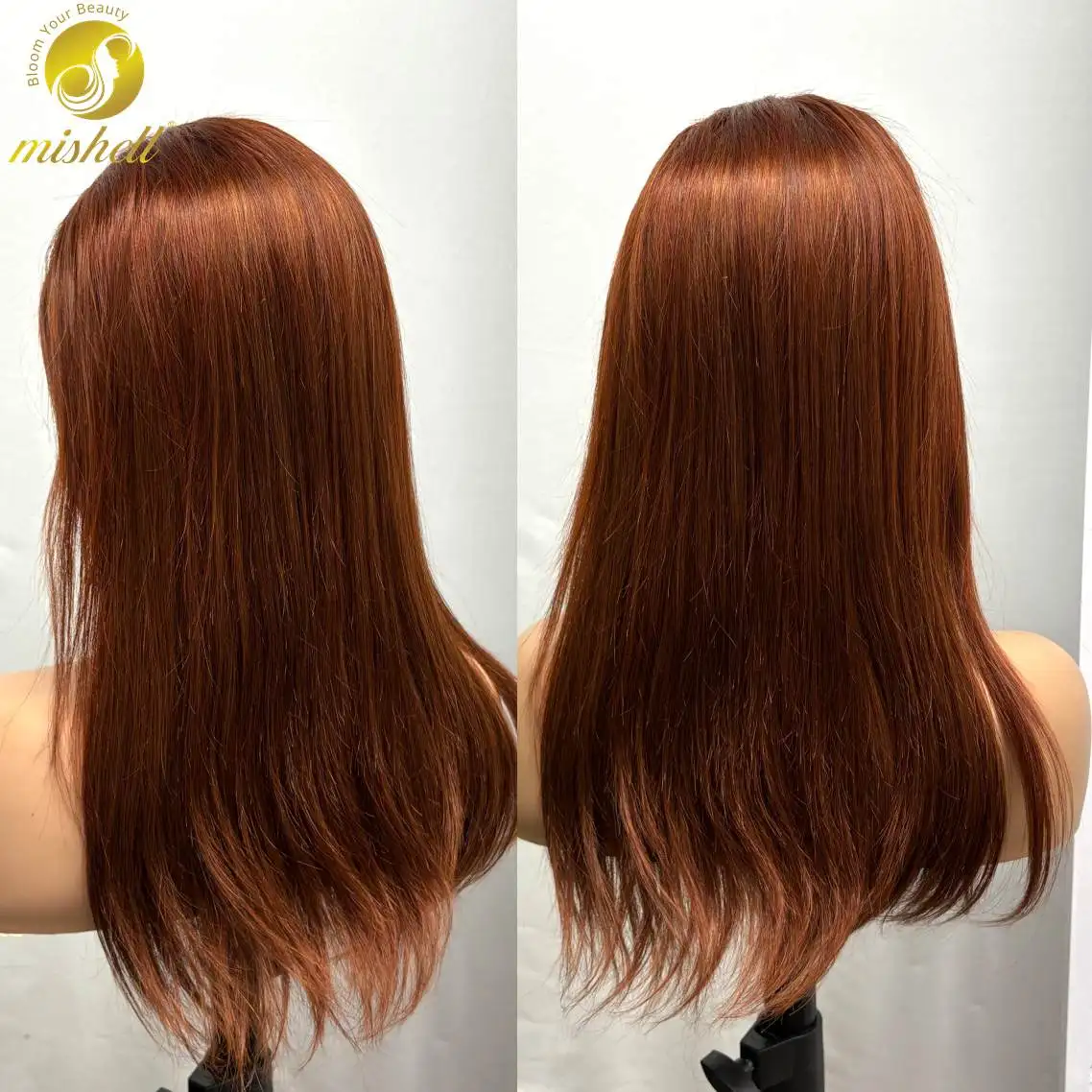 13x4 Transparent Lace Frontal 350# Ginger Straight Human Hair Wigs 250% Density 18inch Brazilian Remy Hair Wigs for Black Women
13x4 Transparent Lace Frontal 350# Ginger Straight Human Hair Wigs 250% Density 18inch Brazilian Remy Hair Wigs for Black Women