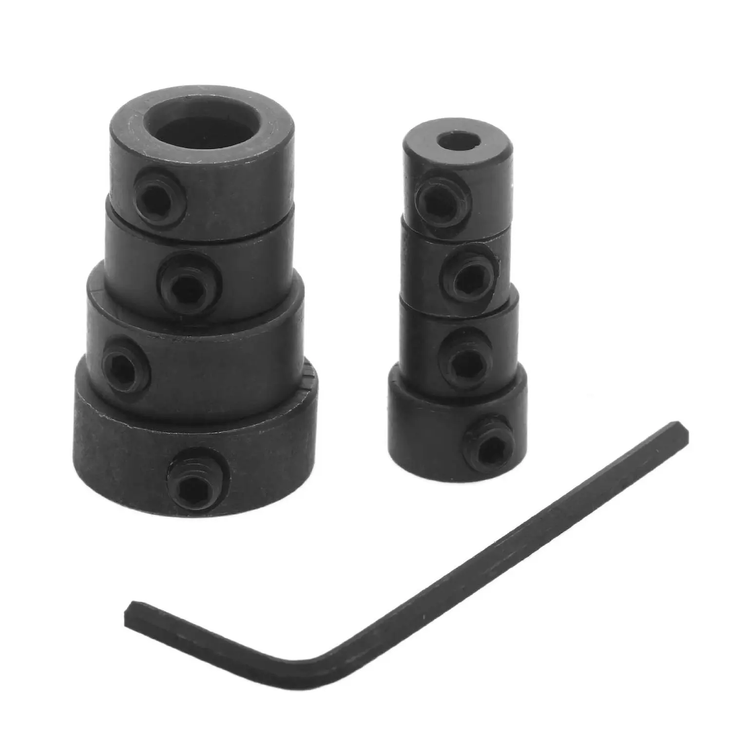 Drill Stop Bit Collar Set – Kit Includes: 1/8", 3/16”,1/4”,5/16”,3/8”,7/16”,1/2”and 5/8”Inch with Allen Wrench
Drill Stop Bit Collar Set – Kit Includes: 1/8", 3/16”,1/4”,5/16”,3/8”,7/16”,1/2”and 5/8”Inch with Allen Wrench