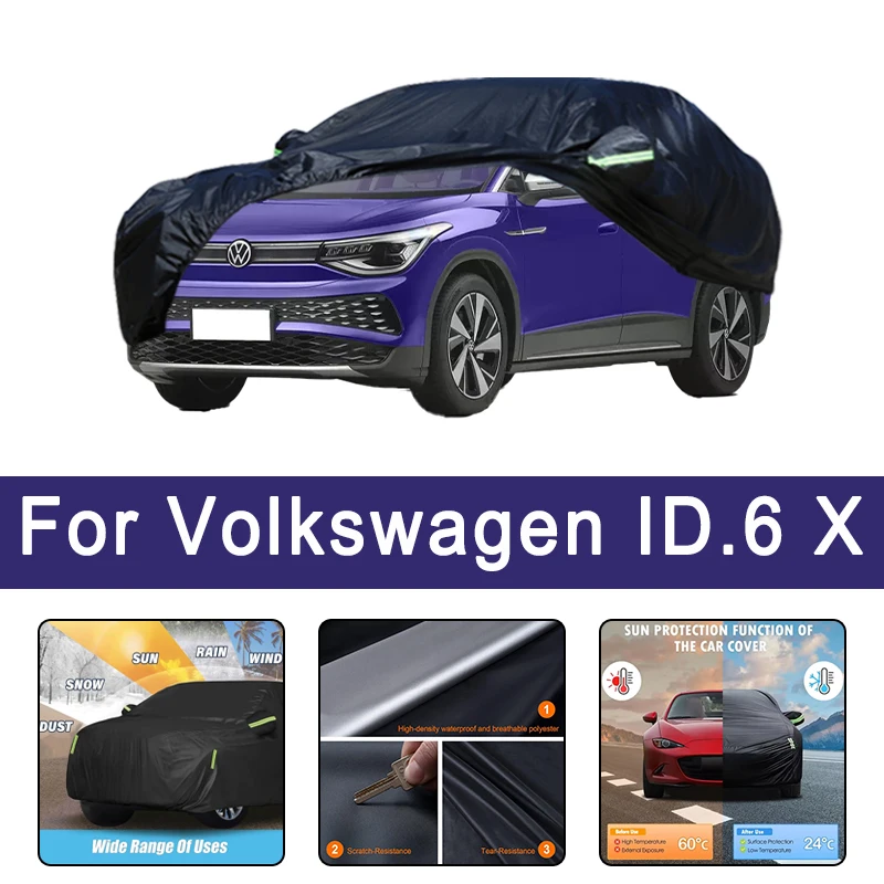 For Volkswagen ID.6 X All-Weather Car Covers 6-in-1 Waterproof Dustproof UV Proof Snowproof Scratch Resistant Protection
For Volkswagen ID.6 X All-Weather Car Covers 6-in-1 Waterproof Dustproof UV Proof Snowproof Scratch Resistant Protection