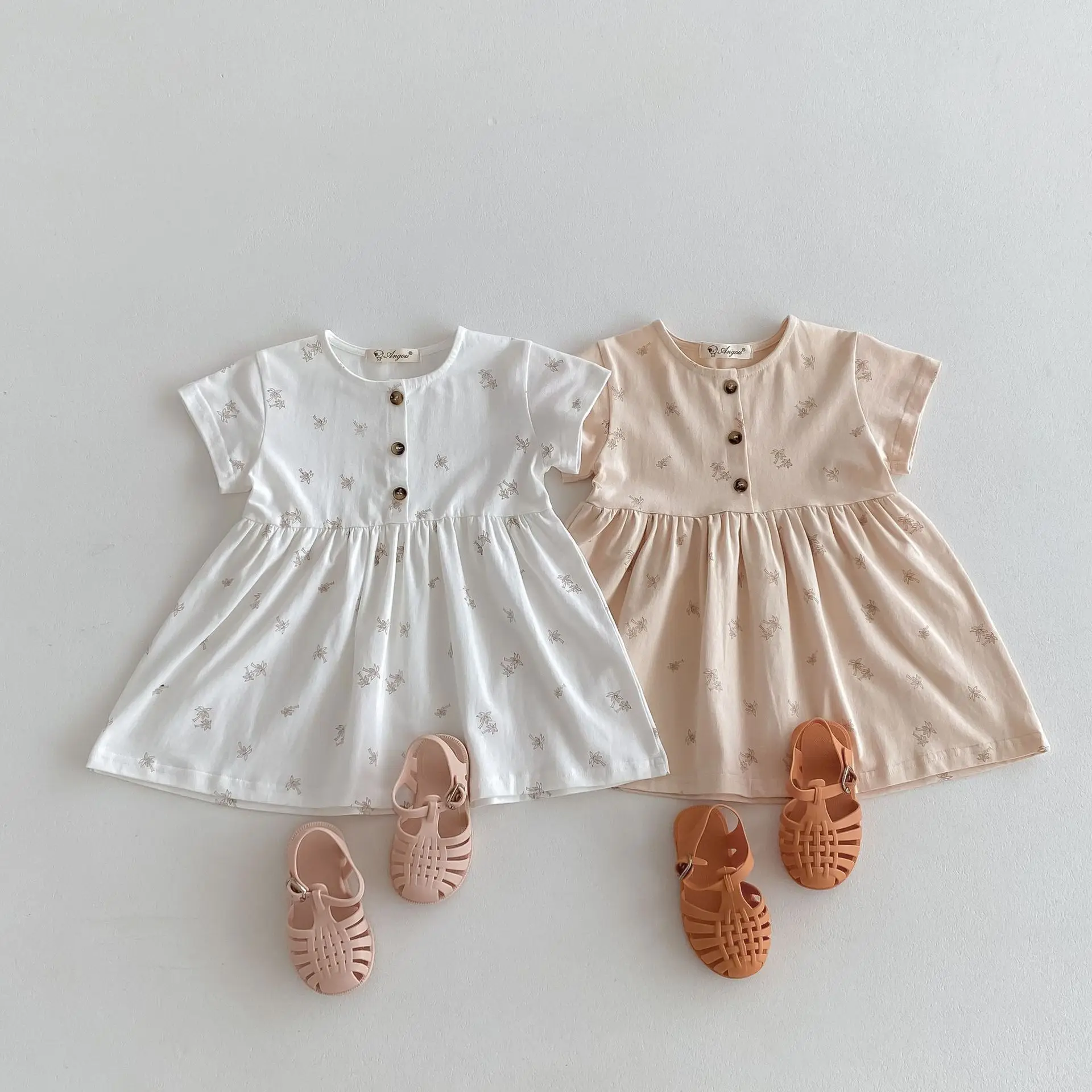 2024 Summer New Baby Girls Short Sleeve Dress Kids Thin Casual Dress Cotton Toddler Flower Print Princess Dress Children Clothes
2024 Summer New Baby Girls Short Sleeve Dress Kids Thin Casual Dress Cotton Toddler Flower Print Princess Dress Children Clothes