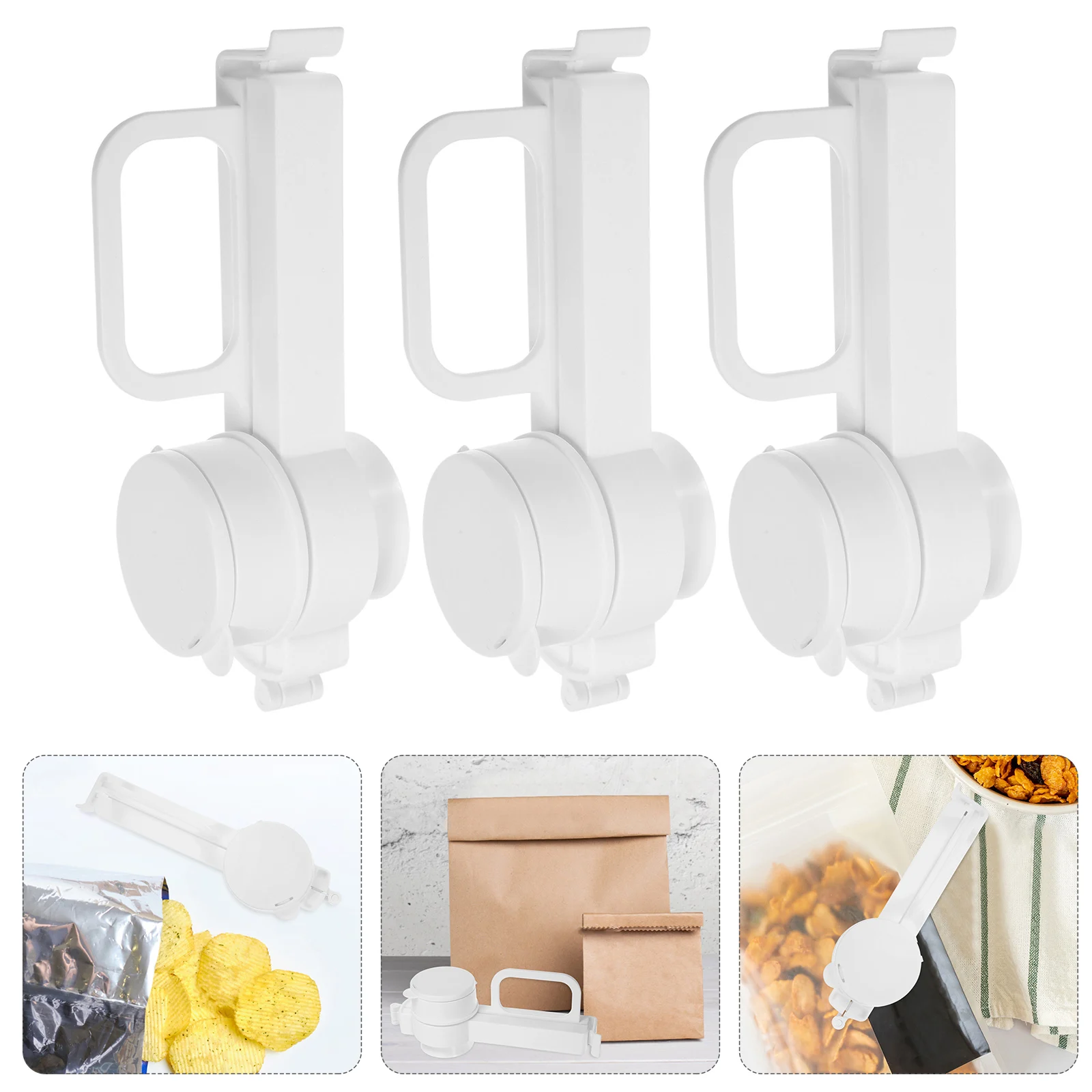 3Pcs Food Bag Clips with Pour Spouts Airtight Seal Snack Clips for Kitchen Storage Dry Food Organizers Pour Spout Bag Sealer
3Pcs Food Bag Clips with Pour Spouts Airtight Seal Snack Clips for Kitchen Storage Dry Food Organizers Pour Spout Bag Sealer