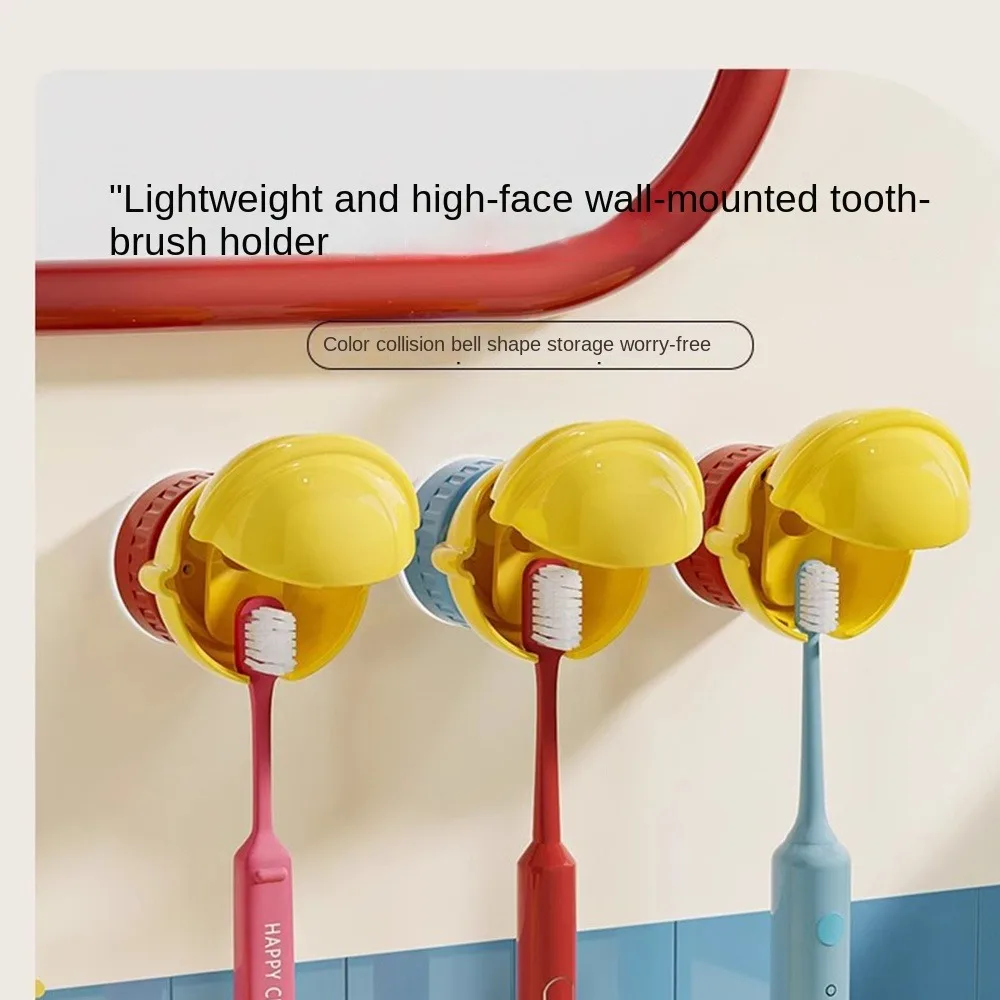 Wall Mounted Toothbrush Rack Bell Shaped Plastics Toothbrush Storage Rack Yellow/Blue/White/Red Toothbrush Hanger Rack Bathroom
Wall Mounted Toothbrush Rack Bell Shaped Plastics Toothbrush Storage Rack Yellow/Blue/White/Red Toothbrush Hanger Rack Bathroom