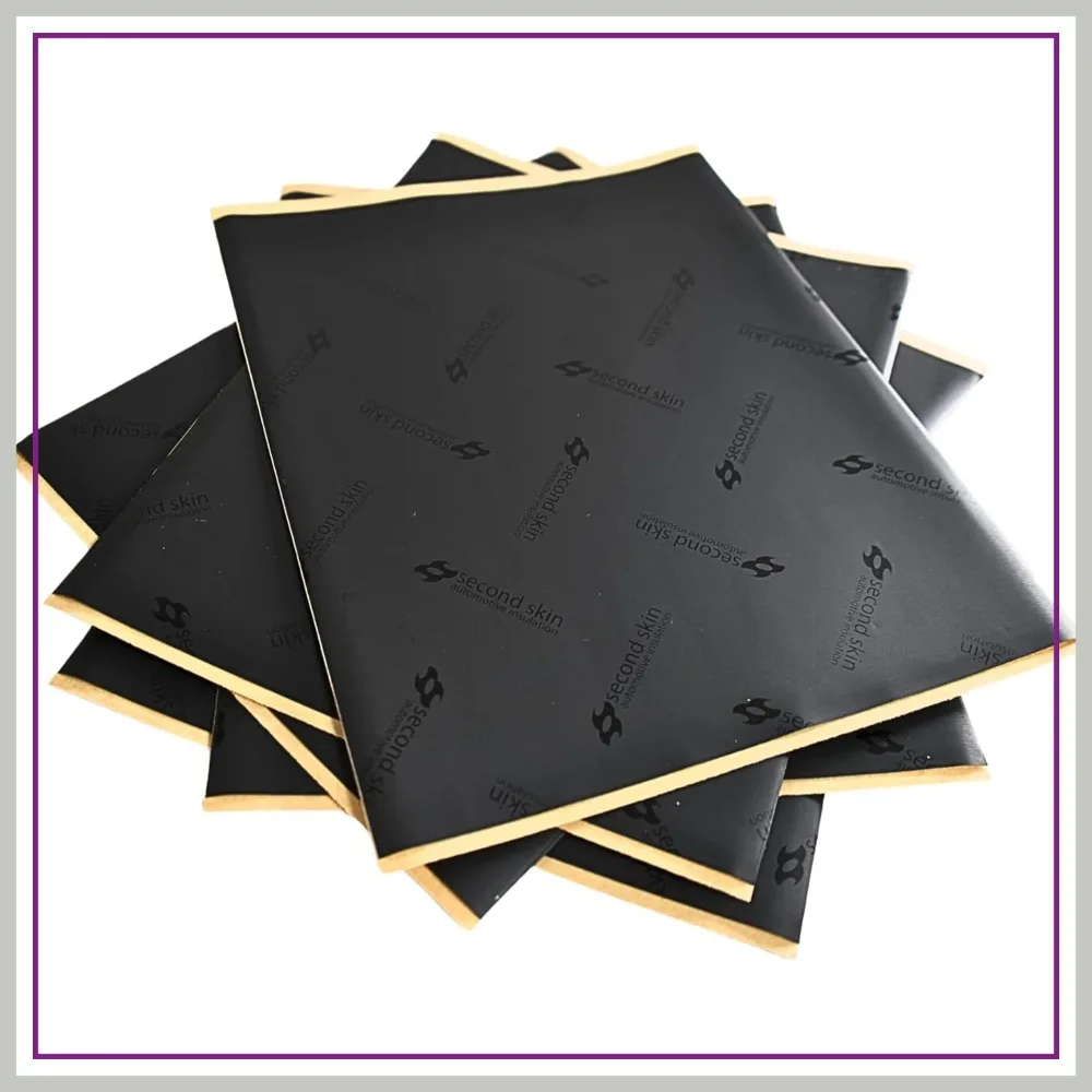 Second Skin Damplifier Pro Butyl Rubber Sound Deadening Mat 2mm 12x10 CLD Tiles 15 Sq Ft 18 Tiles Made in USA
Second Skin Damplifier Pro Butyl Rubber Sound Deadening Mat 2mm 12x10 CLD Tiles 15 Sq Ft 18 Tiles Made in USA