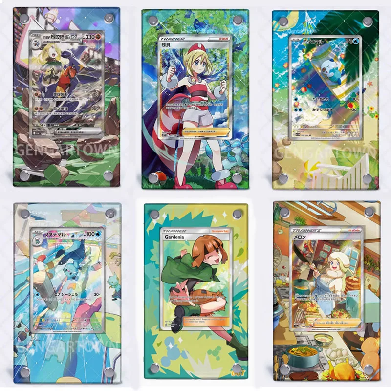 PTCG Pokemon расширенная карта для рисования кирпич Gardenia Oshawott Melony классическая игровая коллекция карточек стенд подарочная игрушка без карты
PTCG Pokemon расширенная карта для рисования кирпич Gardenia Oshawott Melony классическая игровая коллекция карточек стенд подарочная игрушка без карты