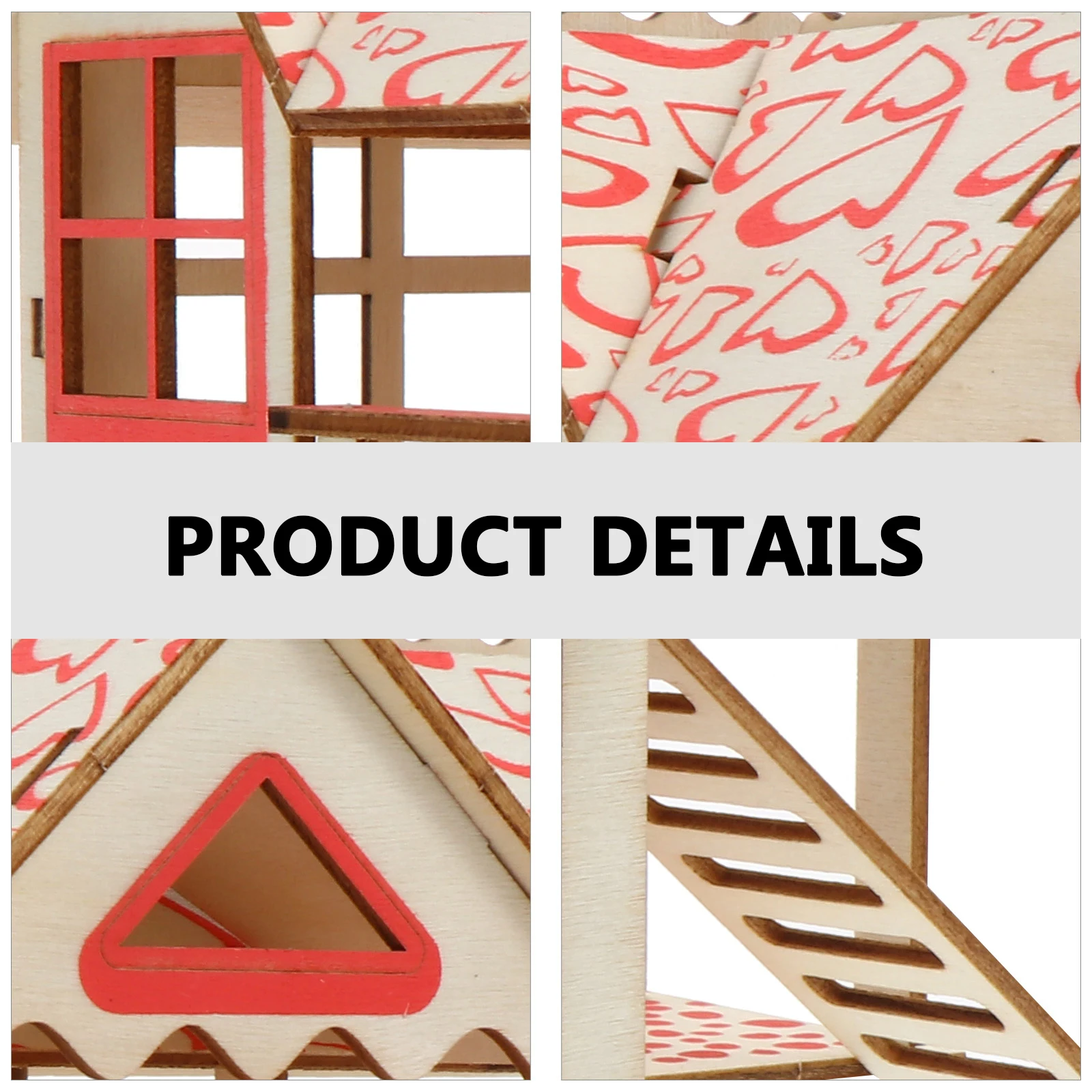 1 set Wooden Hamster Climbing House Durable Chew Toy Double Layer Design Cage Hideout Chamber Wooden Cabin
1 set Wooden Hamster Climbing House Durable Chew Toy Double Layer Design Cage Hideout Chamber Wooden Cabin