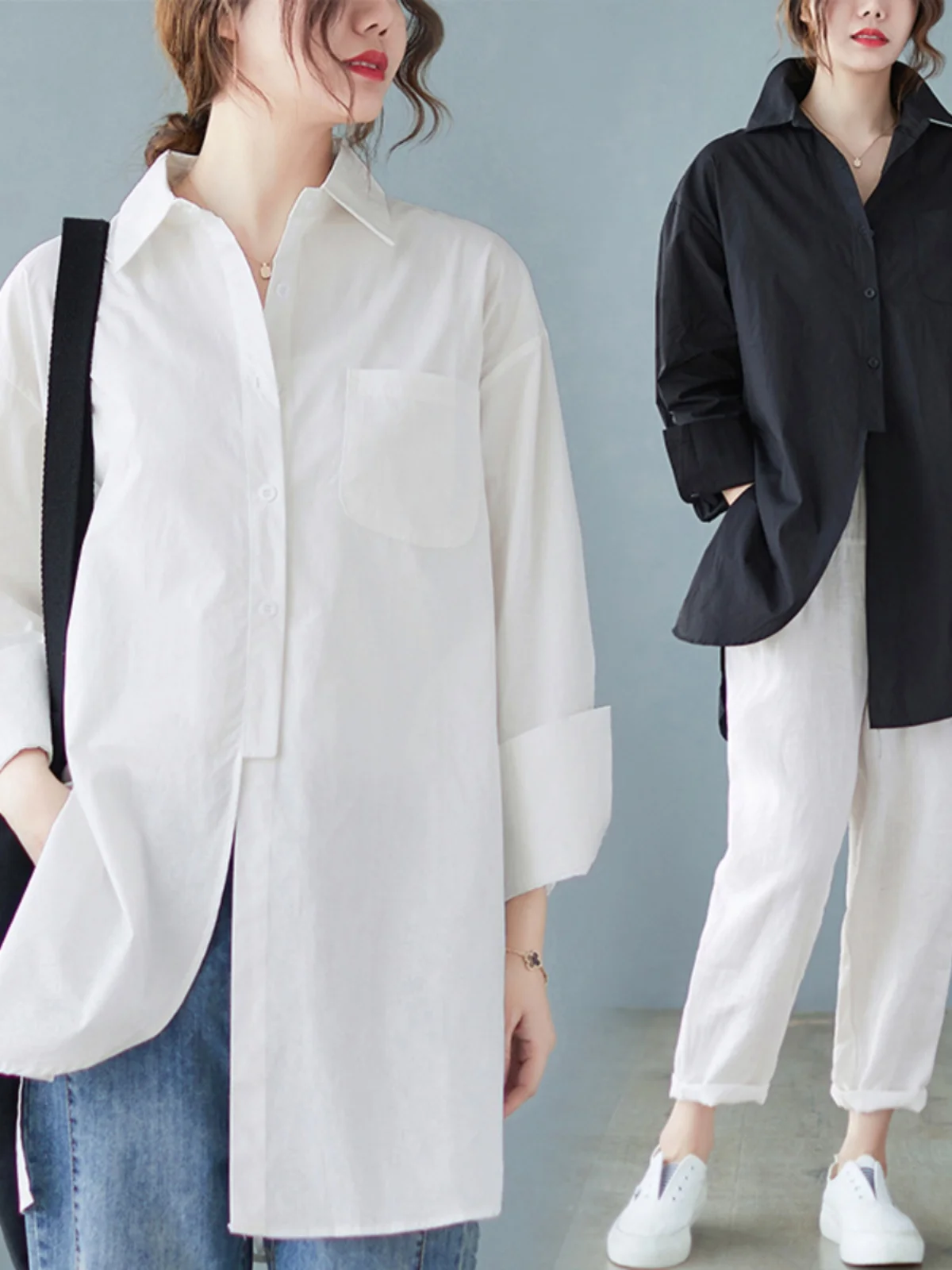 Spring Women's Design Sensation irt Uneven Hemline Midi Length European Sle Faionable Office Wear Long Sve ...
Spring Women's Design Sensation irt Uneven Hemline Midi Length European Sle Faionable Office Wear Long Sve ...