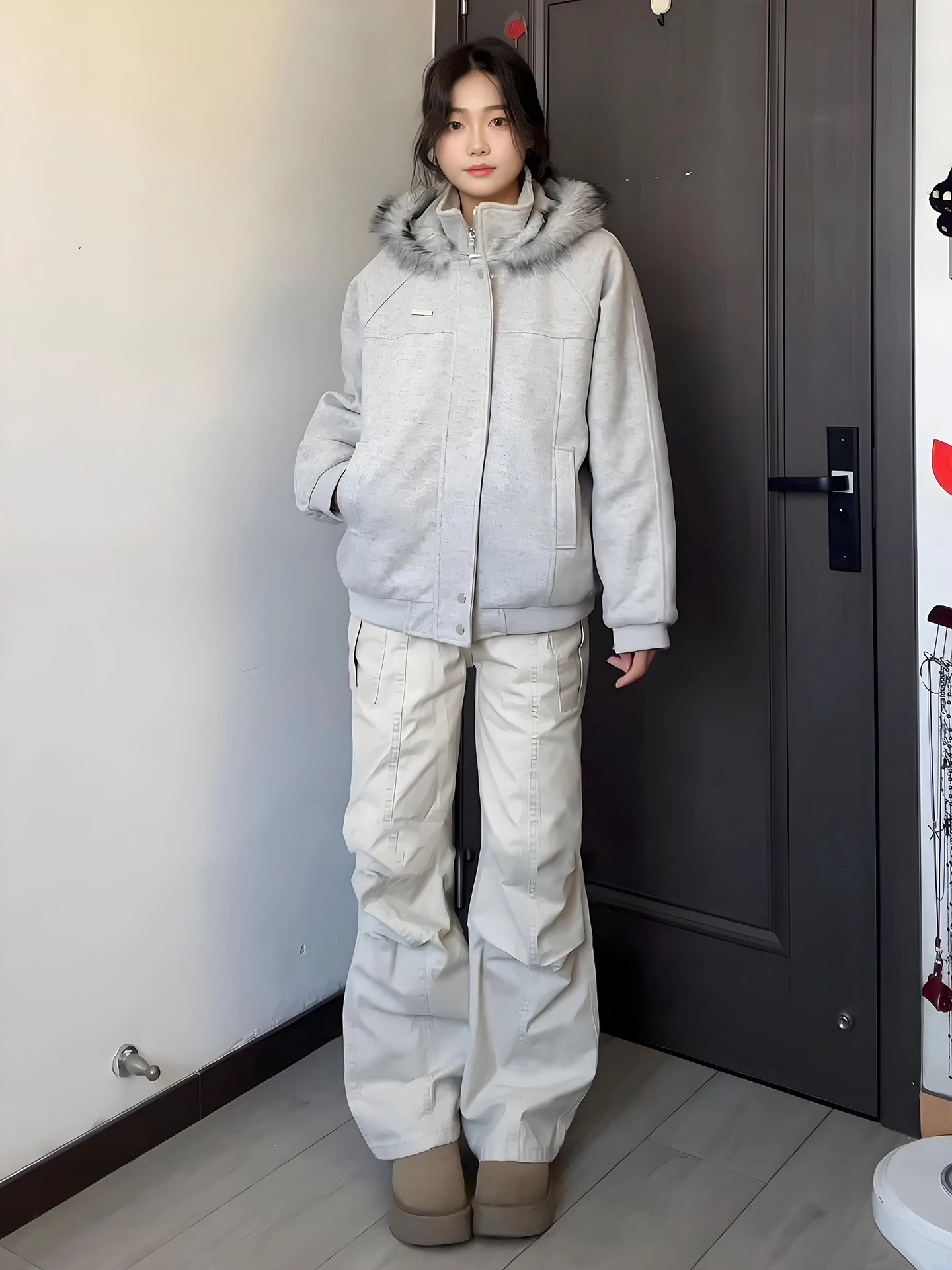 Ay Американское ретро шерстяное хлопковое джато с капюшоном для мужчин и женщин, зимнее теплое пальто, хлопковая верхняя одежда с меховым воротником из горного орла
Ay Американское ретро шерстяное хлопковое джато с капюшоном для мужчин и женщин, зимнее теплое пальто, хлопковая верхняя одежда с меховым воротником из горного орла