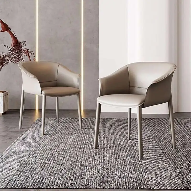 Leather Backrest Dining Nordic Chair Metal Ergonomic Kitchen Chair Luxury Nail Computer Chaises Salle Manger Kitchen Furniture
Leather Backrest Dining Nordic Chair Metal Ergonomic Kitchen Chair Luxury Nail Computer Chaises Salle Manger Kitchen Furniture