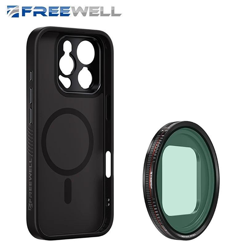 Freewell Sherpa Phone Basic Kit Compatible iPhone 16 Pro & Pro Max Support Photography Accessories Lens and VND 1-5 Filter Use
Freewell Sherpa Phone Basic Kit Compatible iPhone 16 Pro & Pro Max Support Photography Accessories Lens and VND 1-5 Filter Use