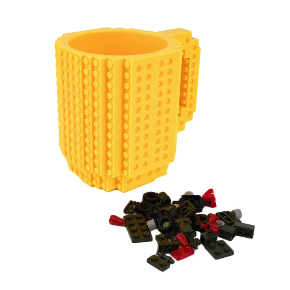 Build-On Brick Mug Diy Puzzle Cup Compatible With Lego Pixel Mega Creative Coffee Mug For Kids Adults Yellow
Build-On Brick Mug Diy Puzzle Cup Compatible With Lego Pixel Mega Creative Coffee Mug For Kids Adults Yellow