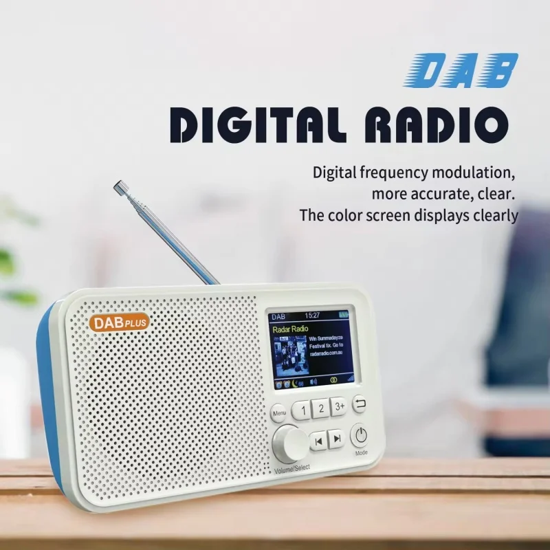 Домашнее цифровое радио Dab +/FM, настольное цифровое радио с 3,5-дюймовым экраном, аккумуляторная батарея, портативный Bluetooth динамик, MP3-плеер TF
Домашнее цифровое радио Dab +/FM, настольное цифровое радио с 3,5-дюймовым экраном, аккумуляторная батарея, портативный Bluetooth динамик, MP3-плеер TF
