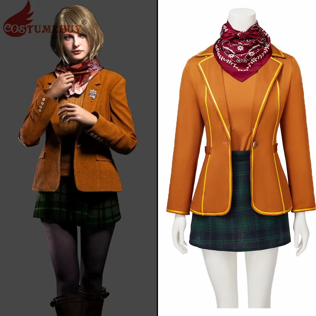 Ashley Graham Cosplay Costume Adult Women Girls Uniform Orange Jacket Coat Skirt Suits Halloween Party Costume
Ashley Graham Cosplay Costume Adult Women Girls Uniform Orange Jacket Coat Skirt Suits Halloween Party Costume