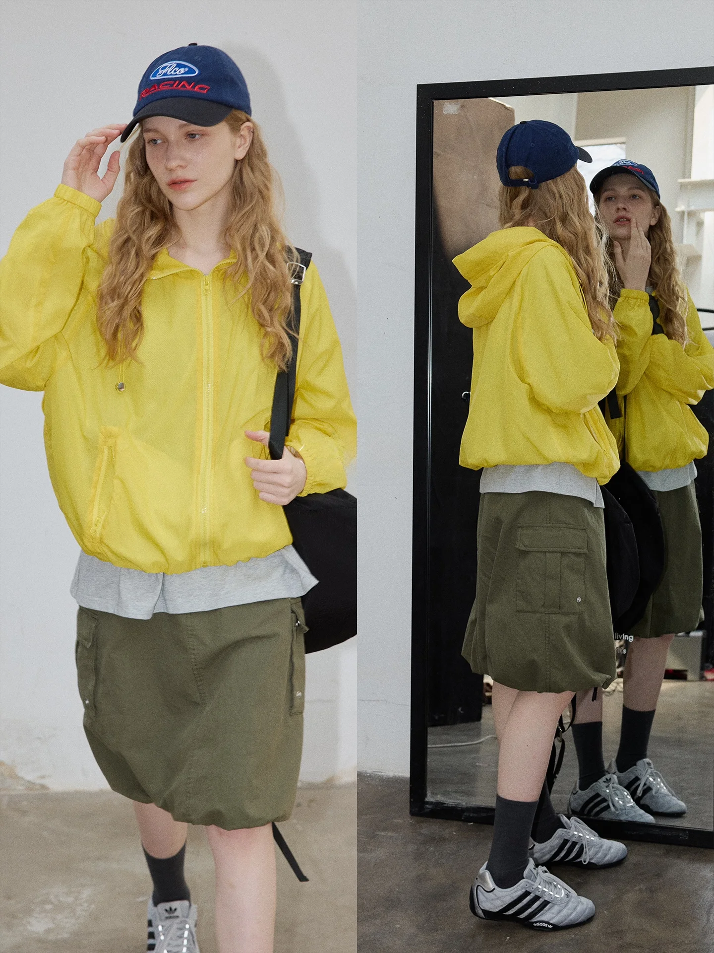 BMLT Ice Sensation UV Protection Yellow Hoodie Women's Loose Casual Style Nylon Long Sleeve Zipper Closure Fashionable Top
BMLT Ice Sensation UV Protection Yellow Hoodie Women's Loose Casual Style Nylon Long Sleeve Zipper Closure Fashionable Top