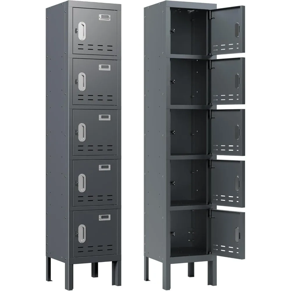 Metal Locker with 5 Doors,Lockers for Employees,66'' Steel Storage Locker for School,Gym, Office, Office,Garage,Lockable Metal S
Metal Locker with 5 Doors,Lockers for Employees,66'' Steel Storage Locker for School,Gym, Office, Office,Garage,Lockable Metal S