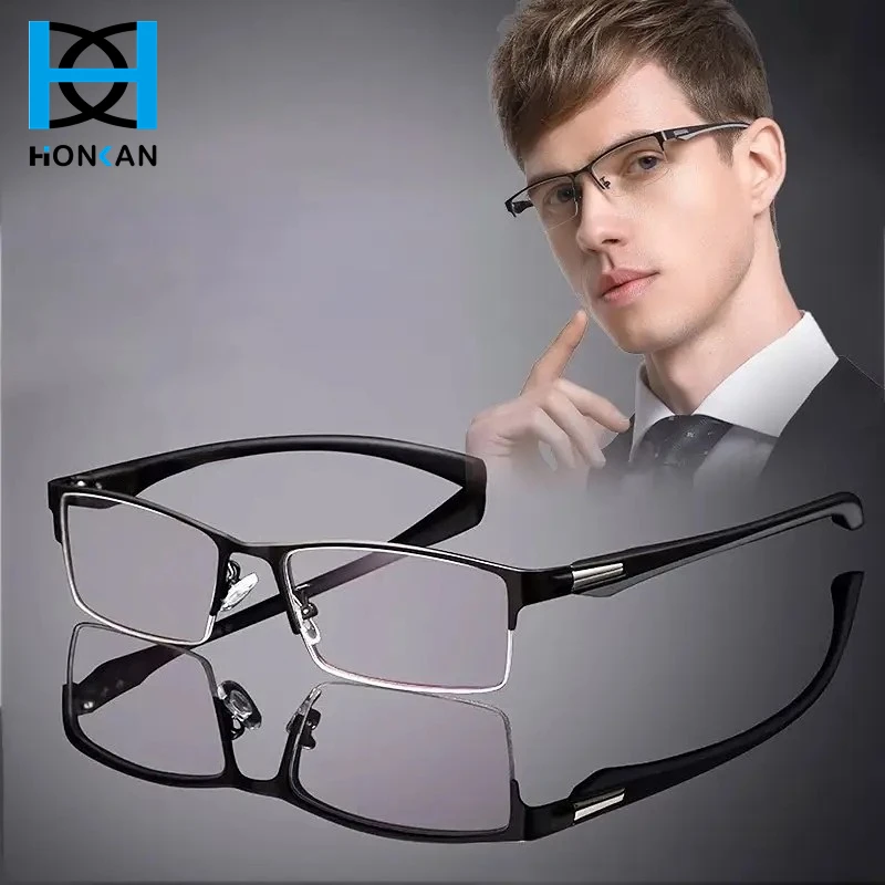 Business Metal Half Frame Reading Glasses Anti-blue Light Far Sight Glasses Men High-definition Presbyopia Glasses Women
Business Metal Half Frame Reading Glasses Anti-blue Light Far Sight Glasses Men High-definition Presbyopia Glasses Women