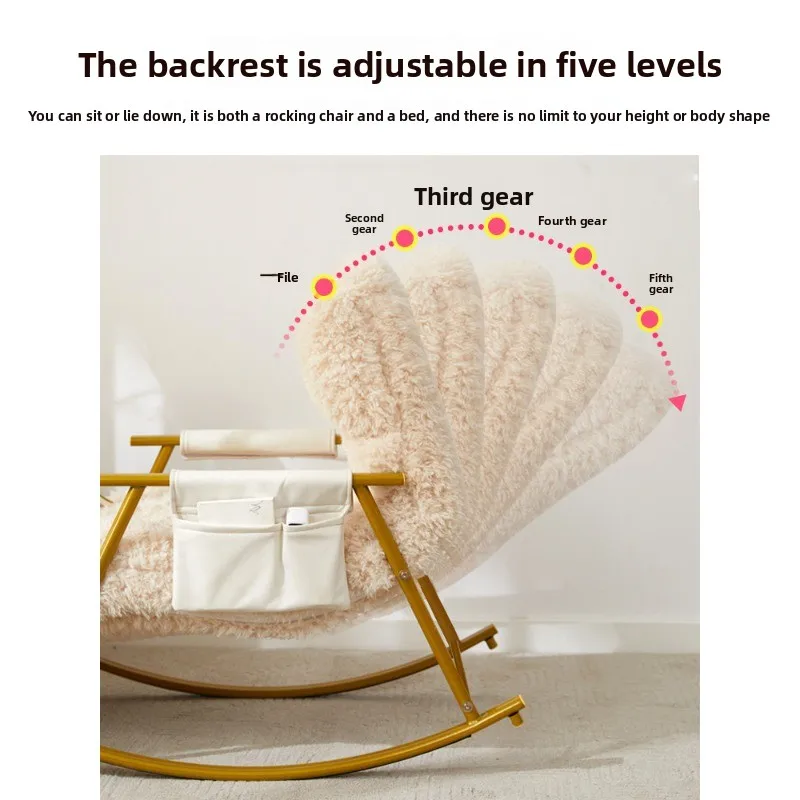 Rocking chair folding lazy sofa rocking adult recliningbalcony home leisure
Rocking chair folding lazy sofa rocking adult recliningbalcony home leisure