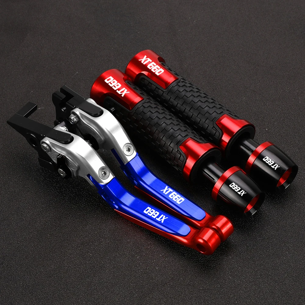 Motorcycle Accessories Brake Clutch Levers Handle Bar End Grips Caps CNC for YAMAHA XT660 X R 2004 2005 2006 2007 2008 2009-2017
Motorcycle Accessories Brake Clutch Levers Handle Bar End Grips Caps CNC for YAMAHA XT660 X R 2004 2005 2006 2007 2008 2009-2017