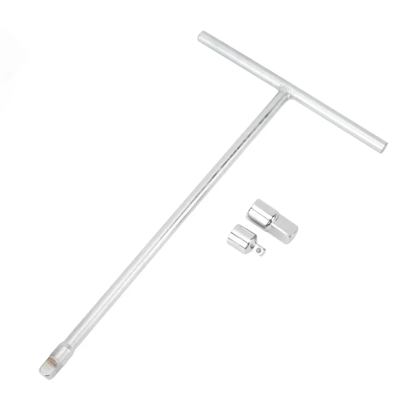 3/8in Drive T Handle Wrench With 1/4in 1/2in Adaptors Effort Saving Chrome Vanadium Steel T Handle Socket Holder
3/8in Drive T Handle Wrench With 1/4in 1/2in Adaptors Effort Saving Chrome Vanadium Steel T Handle Socket Holder