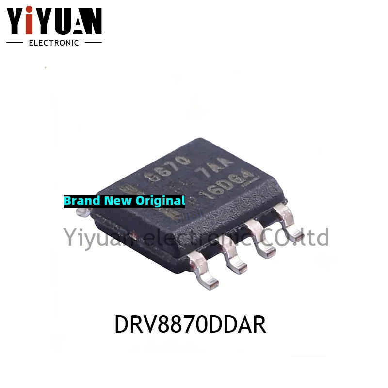 5PCS NEW Original DRV8870DDAR 8870 SOIC-8 3.6A H-bridge motor driver chip
5PCS NEW Original DRV8870DDAR 8870 SOIC-8 3.6A H-bridge motor driver chip