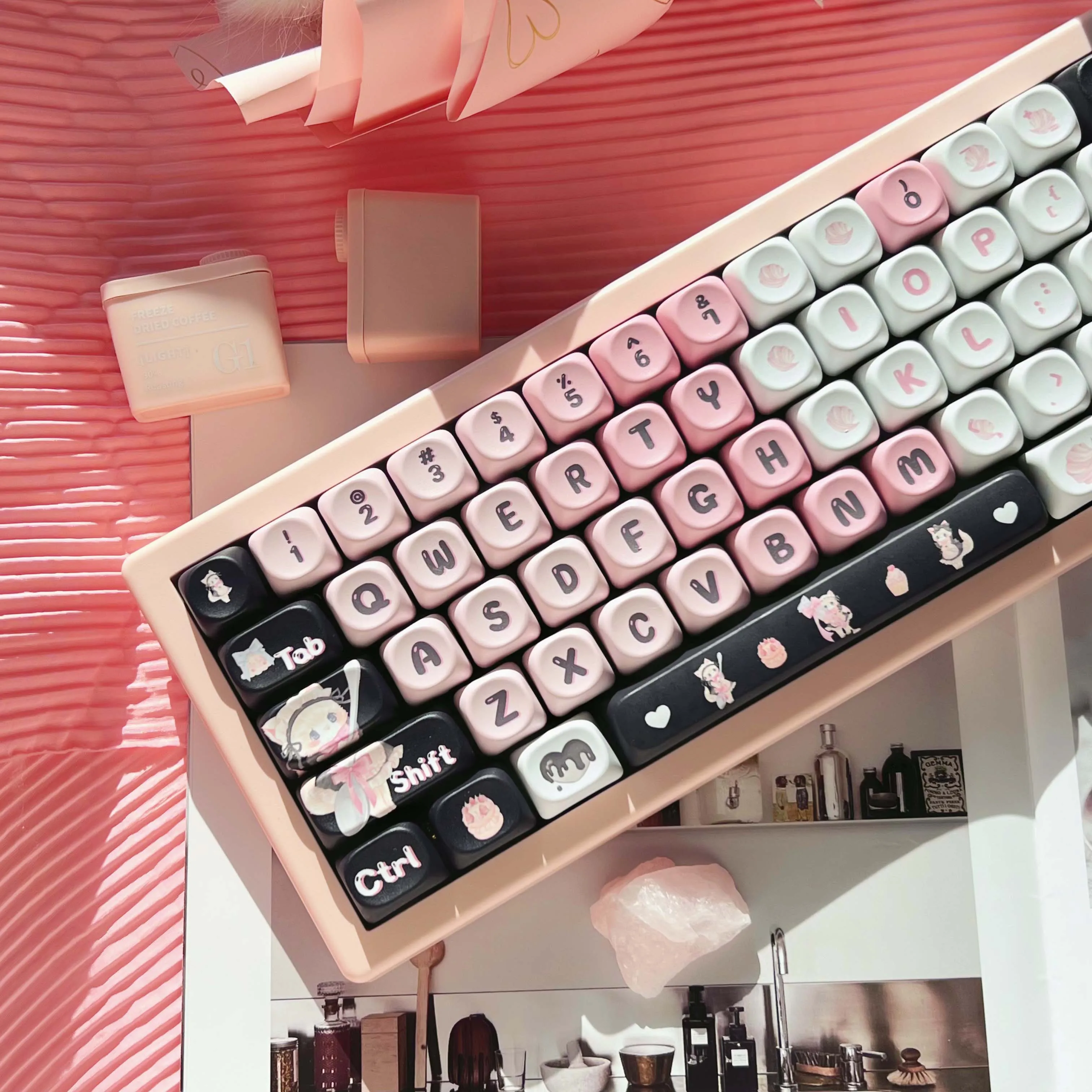 Wooting keyboard maid cat keycap black powder moa original factory highly sublimated succubus mechanical keyboard adaptation
Wooting keyboard maid cat keycap black powder moa original factory highly sublimated succubus mechanical keyboard adaptation